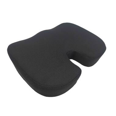 Sleepavo Memory Foam Seat Cushion for Office Chair Butt Pillow for Sciatica,  Coccyx, Back, Tailbone & Lower Back Pain Relief 