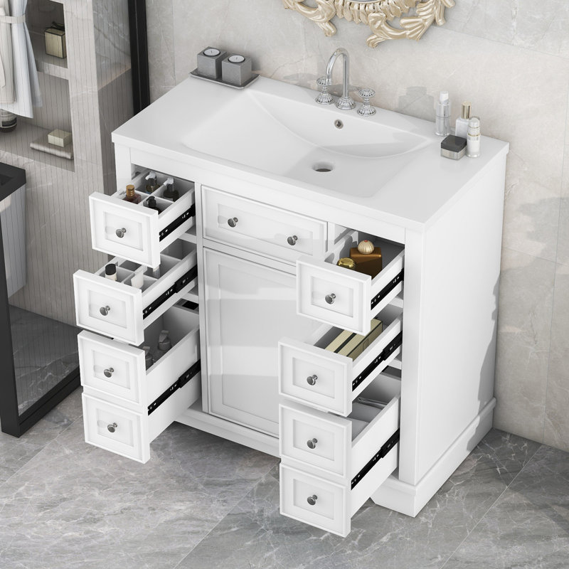 36'' Single Bathroom Vanity Base Only