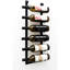Tindell 6 Bottle Wall Mounted Wine Bottle Rack in Black