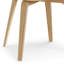 Lowell Bentwood Upholstered Dining Chair with Curved Backrest in Mid-Century Modern Style-1046673528