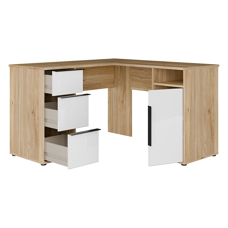 ORKNEY Desk, Beige/White