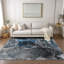 Tapis intérieur / extérieur bleu en polyester tissé à la machine Kyrie-840266418