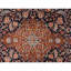 High-Quality Hand-Knotted Navy And Red Area Rug