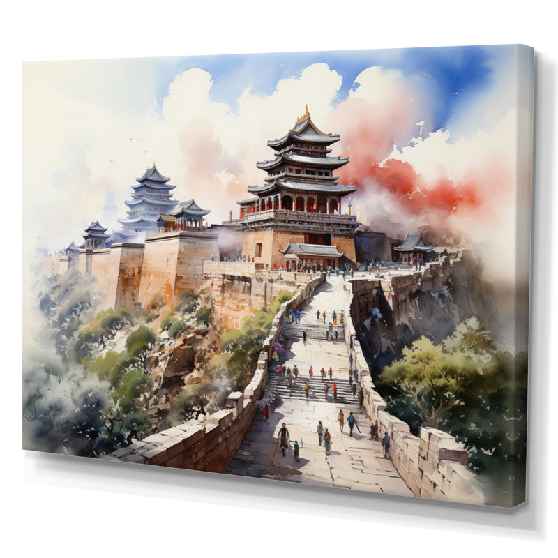 «China Art Forbidden City II», reproduction d'art sur toile, H 16 po x l 32 po x P 1 po, Toile tendue
