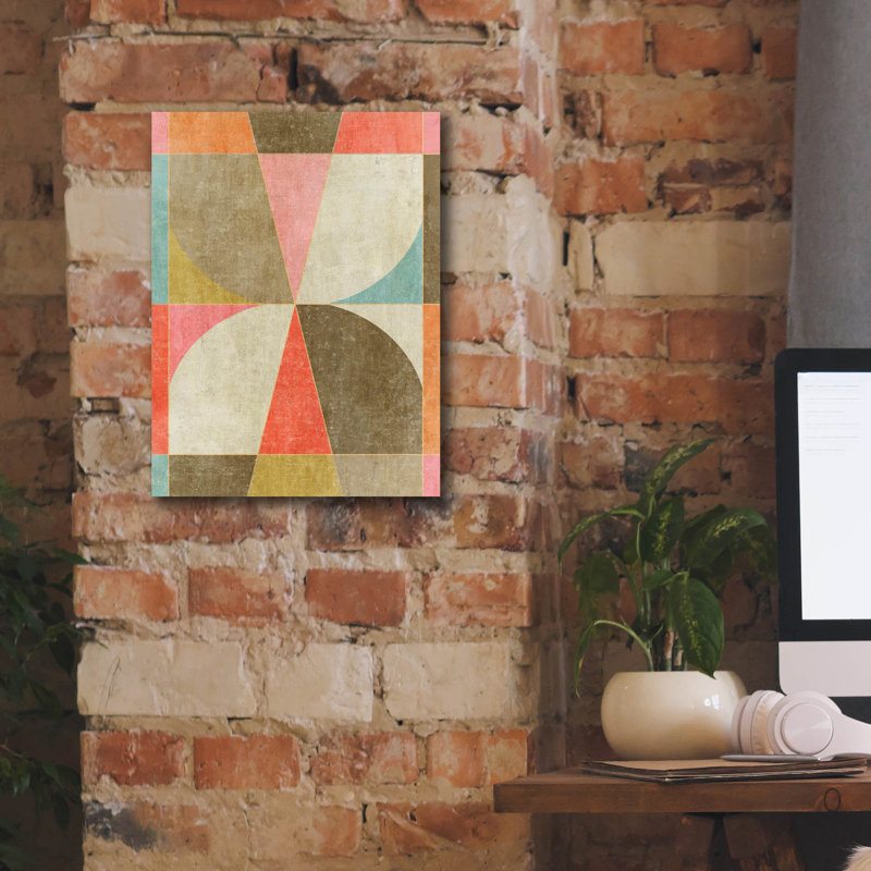  «Pinwheel» par Suzanne Nicoll, art mural sur toile, 12 po x 16 po, H 16 po x l 12 po