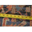Tapis géométrique en laine à motif persan Heriz noué à la main 8 x 11