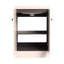 Meuble-lavabo autoportant de 24 po avec lavabo en résine et 2 portes d'armoire à fermeture en douceur-111123651