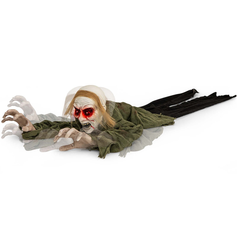 Zombie d'escalade d'Halloween révolutionnaire à commande vocale