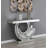 14'' Glass Top Console Table
