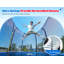 Trampoline de jardin robuste pour enfants et adultes Maxlead capacité 1200LBS 8X13FT avec enceinte de sécurité, cadre en acier épaissi de 1,6 mm et pieds renforcés, trampoline de gymnastique en plein air