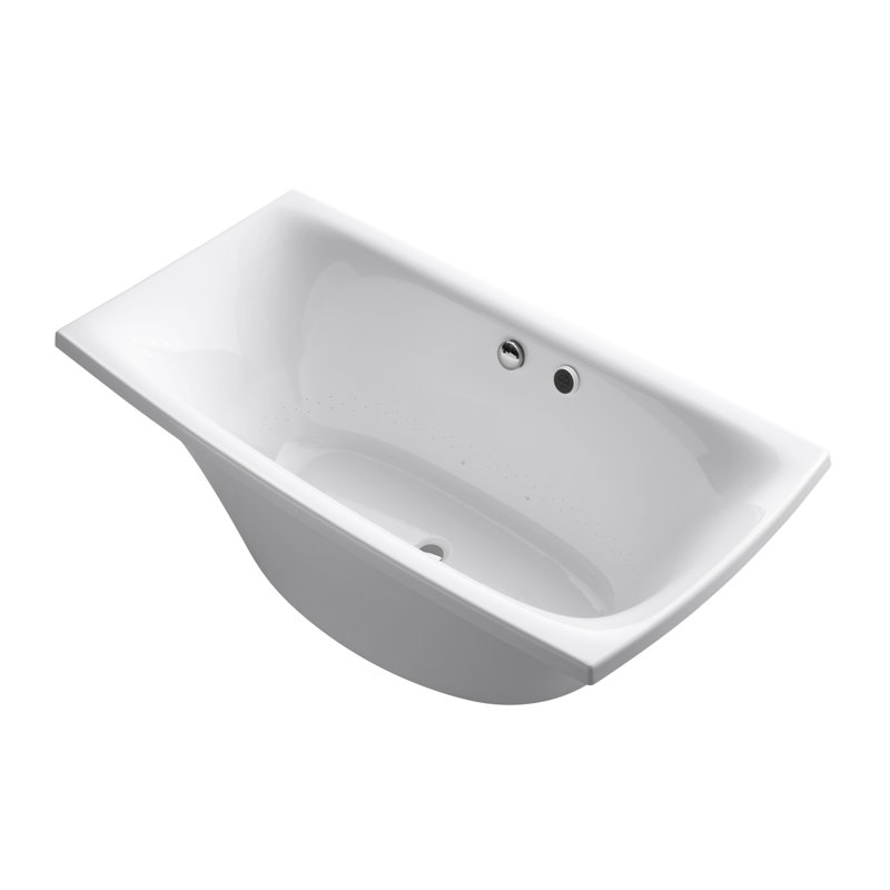 Baignoire à air 72 "x 36" Escale, Blanc