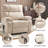 Heat Massage Dual Motor Infinite Position Up To 350 Lbs Large Electric Power Lift Recliners With Hidden Cup Holders, Power-Remote, Medium-Firm And Heavy Duty-362915813