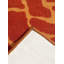 Tapis orange / jaune en nylon touffeté à la machine Biankah-1001183000