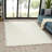 Solid Color Machine Woven Polypropylene Shag Area Rug-86184018