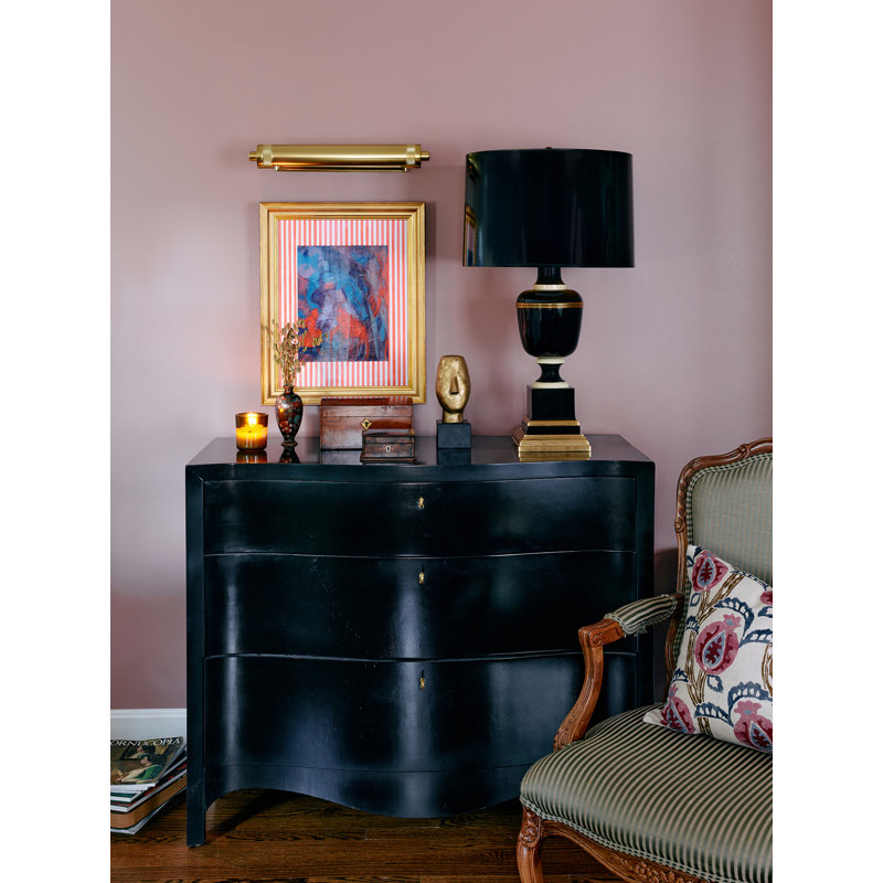 Annika Metal Table Lamp, Black, 24'' H x 13.5" W x 13.5" D, Black