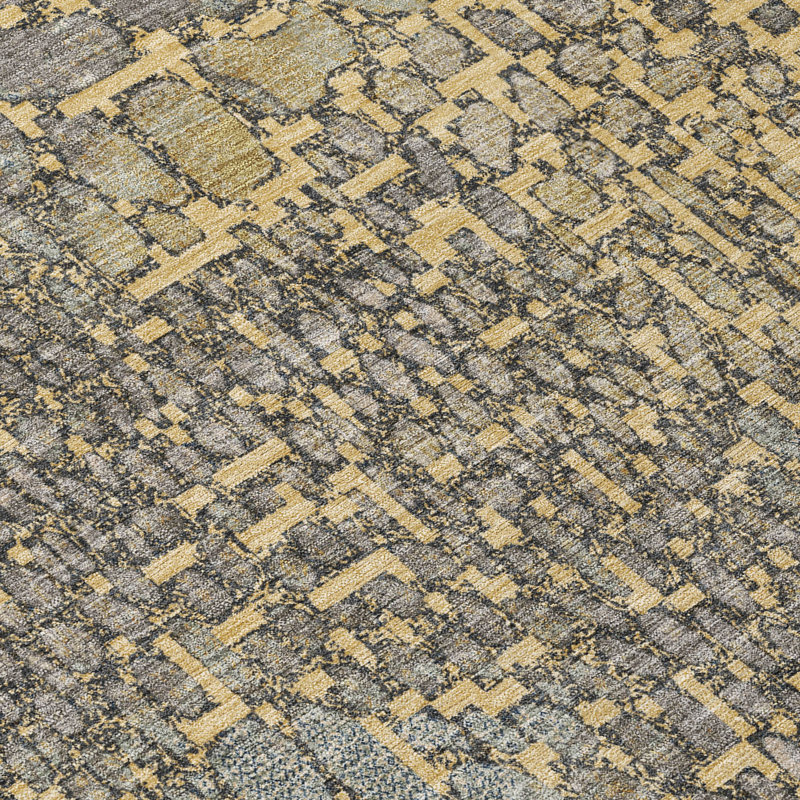 Tapis intérieur / extérieur doré Siena , 5' x 7'6"