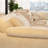 White Chenille Modular Sofa cushion couch