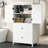 Bathroom Storage Cabinet with Two Doors and Drawers-237898875