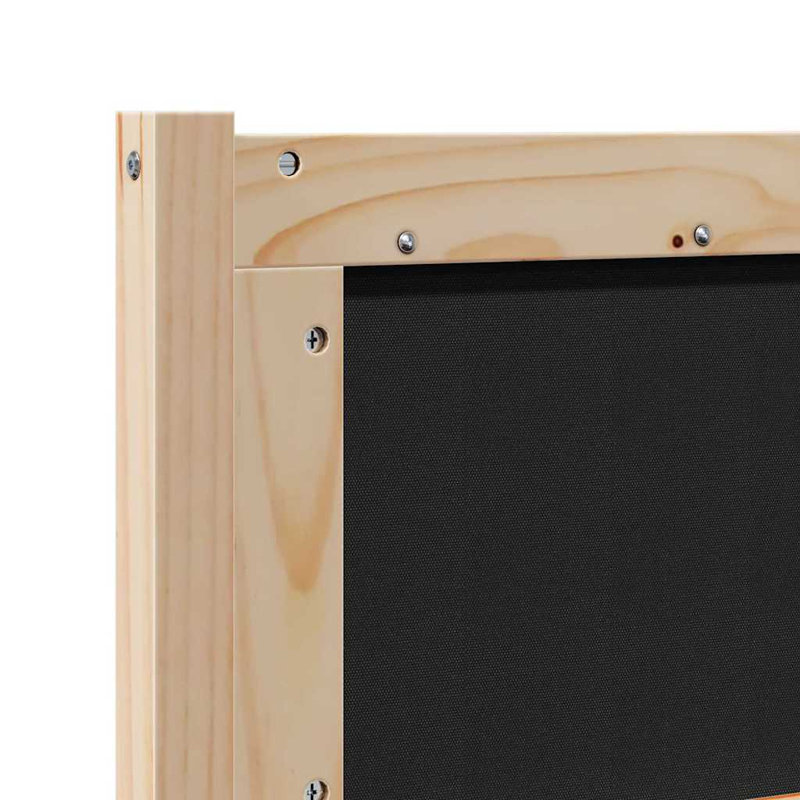 Solid Wood Headboard, Queen, Brown, Khaki
