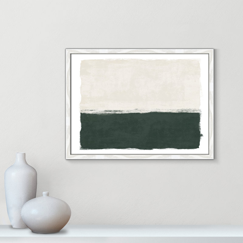 Primal Forest II - Landscape Version Print par Natalie Carpentieri, 23'' W x 17'' H, Framed Print, White Woodgrain