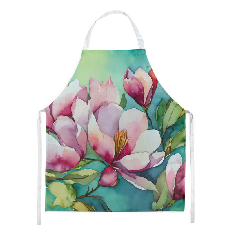 Iris du Tennessee en tablier aquarelle, Magnolias roses de la Louisiane