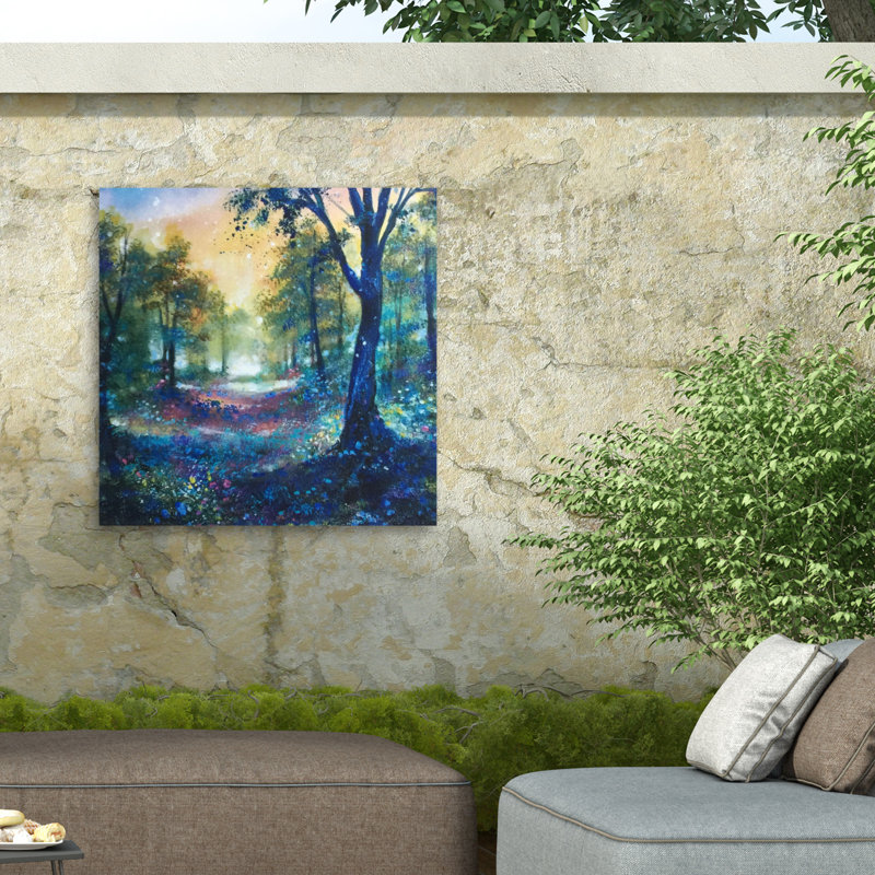 Jennifer Taylor, toile d'art extérieur The Way Through The Woods, H 14 po x l 14 po