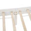 Lit très grand lit avec tête et pied de lit à grand panneau, 2 tiroirs de rangement, lumières à DEL intégrées, station de charge USB, lit en bois de pin avec cadre de lit renforcé, blanc-608372896