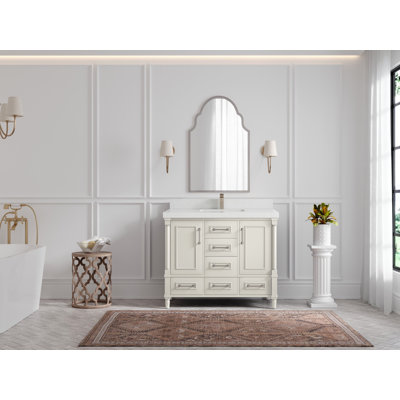 Meuble-lavabo simple avec comptoir 42 po Aberdeen