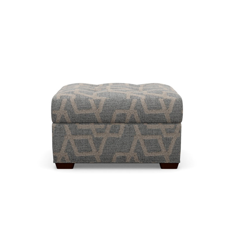 Baxter Square Ottoman, Perky 855437, Sierra