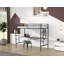 Lit mezzanine simple avec bureau Rumum par Mason & Marbles