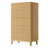 45" Fluted Design 5-drawers Dresser Organizer, Tall Chest Of Drawers-937482283