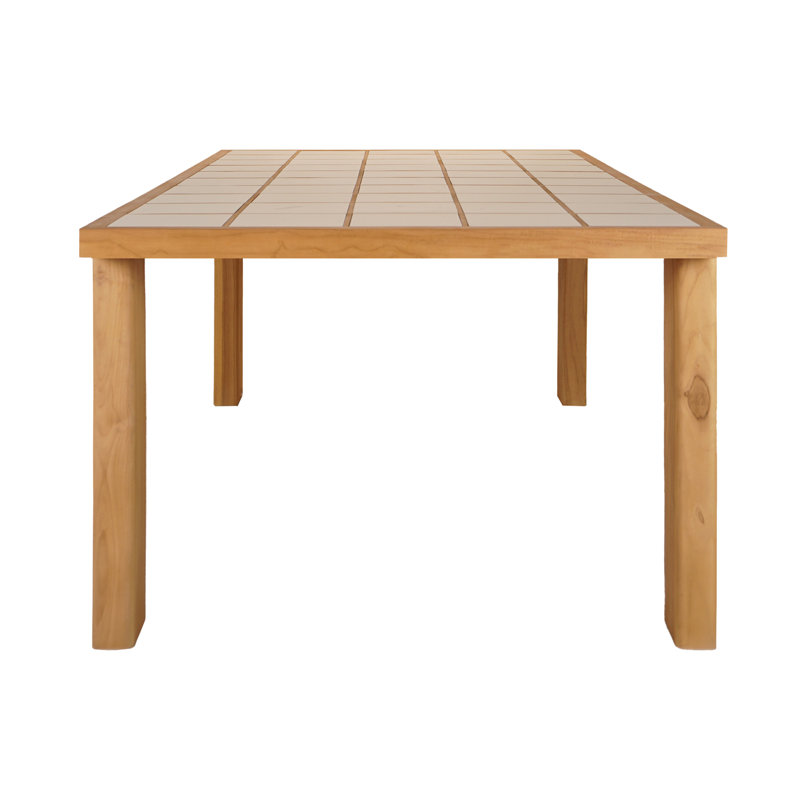 Marina Outdoor Dining Table Natural, Natural