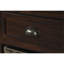 Armoire de rangement rustique avec deux tiroirs et quatre paniers en rotin classiques pour la salle à manger / salon-977643497