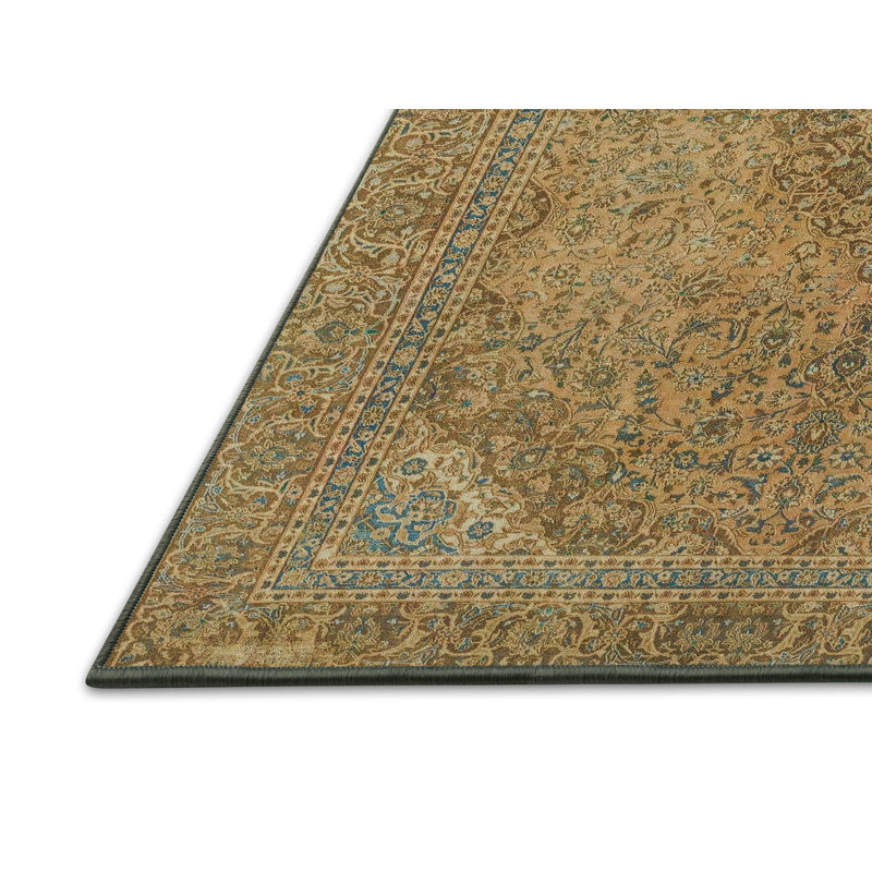 Tapis décoratif multicolore à motif abstrait, Rectangle 7 pi x 10 pi