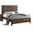 Mahogany Finish Modern Bedframe with Simple Design-990216918