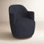 Aurora 26" Wide Swivel Armchair-215775038