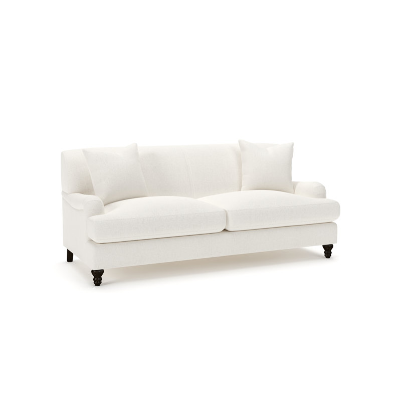 Walters Tight Back Sofa, Apollo Alpaca Boucle