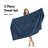 800GSM 100% Cotton Bath Sheet 2 Piece Set-106238761