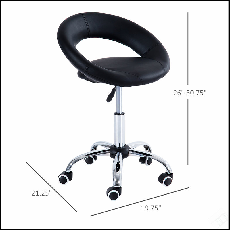 Tabouret de salon Crescent Rolling