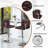 Pete Swivel Upholstered Adjustable Height Counter Stools-1797545798