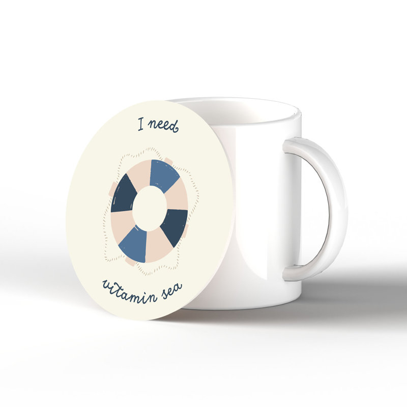 Ceramic Round 1 Piece Coaster
