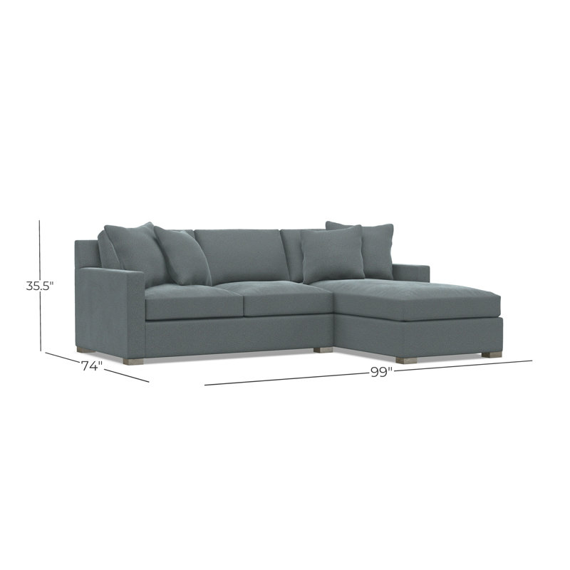 Kelsey Fabric 2 Pc Sectional, 1592-110