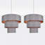 Borwicks Fabric Semi Flush Mount-1331372415