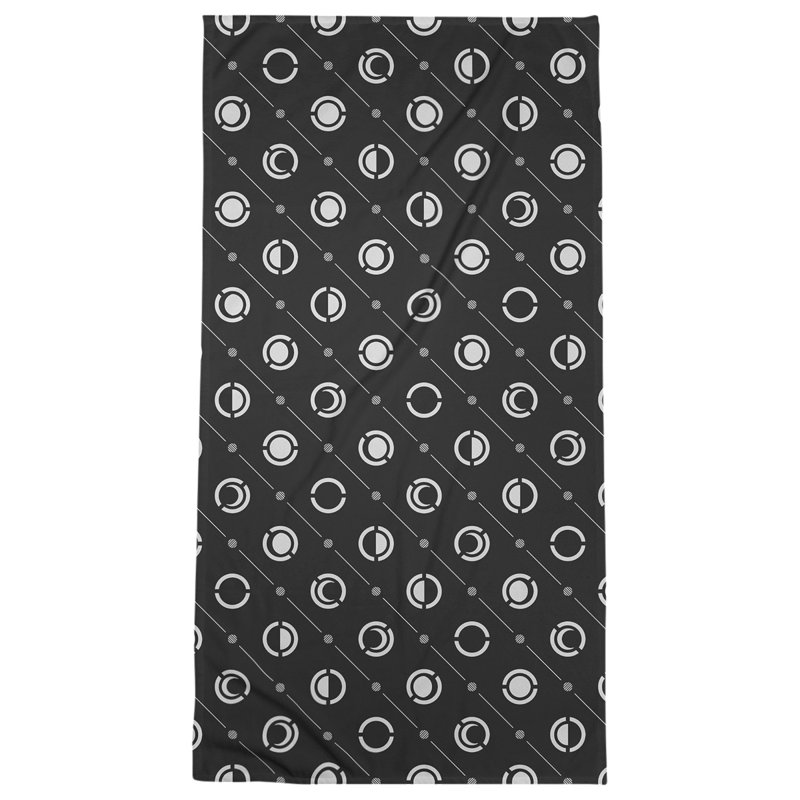Serviette de bain Classic, Noir / gris foncé