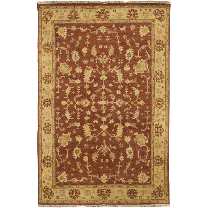 Charlbury Wool Oriental Indoor Rug, Rectangle 5'6" x 8'6"