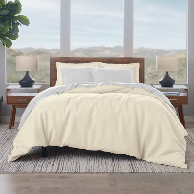 Ensemble de housse de couette 100% satin de coton EJ Classic - lisse et respirant