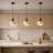 Modern Natural Stone And Wood Pendant Light