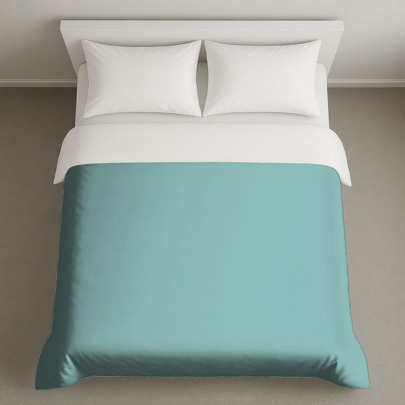 Solid Blue Background Duvet Covers, Queen