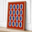Striped Grid Study Geometric - Wrapped Canvas-311405907-311405904