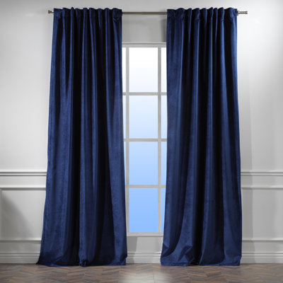 Matte Velvet Extra wide x Extra Long Custom Made Decorative Single Panel -  Lilijan Home & Curtain, Llj-1-KPM-35-2DC-5272